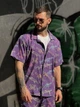Летний милитари комплект рубашка шорты TITANIUM OBLIVION War фиолетовый ПП7753 L/XL - изображение 3