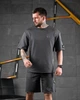 Костюм летний Stone Island серый футболка шорты оверсайз L - изображение 2