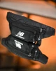 Бананка спортивная через плечо New Balance Oxford 600D черная компактная ТР6738 - изображение 2