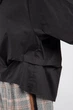 Женская базовая рубашка оверсайз Орегами с объемными рукавами ADRESS MKAD7467 - 40, Чорний - изображение 4