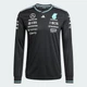 Мужское джерси с длинным рукавом Mercedes - AMG Petronas Formula One Team Driver Authentic adidas JW5359 (S) черный (4068802772644) - изображение 7