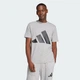 Мужская футболка Essentials Big Logo adidas JE8948 (XL) серый (4067902780115) - изображение 1