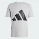Мужская футболка Essentials Big Logo adidas JE8948 (XL) серый (4067902780115) - изображение 6