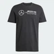 Мужская футболка Mercedes - AMG Petronas Formula One Team DNA Graphic adidas JV5434 (L) черный (4068802466635) - изображение 7