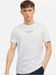 Футболка хлопковая длинная мужская Jack & Jones 12217167-White XL Белая (5715311991200) - изображение 1