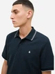 Поло длинное мужское Jack & Jones 12268130-Sky Captain L Темно-синее (5715612920503) - изображение 4