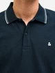 Поло длинное мужское Jack & Jones 12268130-Sky Captain S Темно-синее (5715671962674) - изображение 5