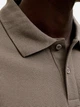 Поло длинное мужское Jack & Jones 12268130-Falcon L Бежевое (5715830455092) - изображение 5