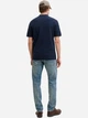 Поло длинное мужское Jack & Jones 12292034-Sky Captain L Темно-синее (5715830459595) - изображение 3