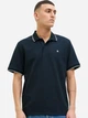 Поло длинное мужское Jack & Jones 12268130-Sky Captain L Темно-синее (5715612920503) - изображение 1