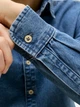 Рубашка хлопковая мужская Jack & Jones 12289227-Blue Denim S Голубая (5715829867004) - изображение 5