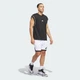 Мужские шорты adidas Basketball Badge of Sport adidas JN4729 (XS 18 см) белый (4067891789175) - изображение 3