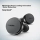 Беспроводные Bluetooth-наушники PHILIPS, активное шумоподавление, внутриканальные для спорта и игр, аудио высокого разрешения LDAC, рождественский подарок для владельца мобильного телефона, TAT8506, черные. - изображение 2