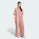 Жіноча футболка Off Placed 3-Stripes adidas JW3613 (XS) рожевий (4068808346689) - зображення 3