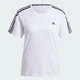 Жіноча футболка Own the Run 3-Stripes adidas IQ3876 (XL) білий (4067887009706) - зображення 1