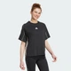 Жіноча футболка Stadium 3-Stripes adidas JV7009 (XS) чорний (4068808912549) - зображення 3