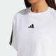 Жіноча футболка Essentials 3-Stripes Cotton Loose adidas JD4999 (S) білий (4067902192741) - зображення 4