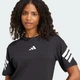 Жіноча футболка Future Icons 3-Stripes adidas JE0237 (2XL) чорний (4067902104508) - зображення 4