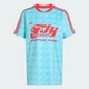 Женское джерси Graphic Football Allover Print adidas JW2771 (L) синий (4068808449823) - изображение 6