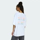 Жіноча футболка SOFT SIDE OVERSIZED GRAPHIC adidas KA5091 (XS) білий (4068814068544) - зображення 2
