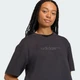 Женская футболка Essentials Linear Oversized adidas KD1448 (L) черный (4068821582156) - изображение 4