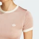 Жіноча футболка Knitted 3-Stripes Short adidas JJ0962 (2XS) бежевий (4067905947973) - зображення 4