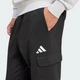 Мужские джоггеры Essentials Feelcozy Fleece Cargo adidas JE3820 (4XL) черный (4067905134809) - изображение 4