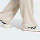 Женские спортивные брюки Essentials Small Logo Feel Cozy Open-Hem adidas JC5922 (2XS) бежевый (4067891969232) - изображение 5