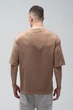 Чоловіча Футболка Sun`s House розмір: L\XL Коричневий (арт. RY-U0104M-brown) - зображення 2
