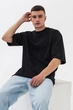 Чоловіча Футболка Sun`s House розмір: 2XL\3XL Чорний (арт. RY-U0104M-black) - зображення 3