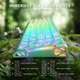 Магнитная клавиатура Attack Shark R68 HE Lake Green Forged Carbon, 65%, Hall Effect, Rapid Trigger, 8000 Гц опроса, RGB - изображение 8