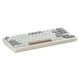 Беспроводная механическая клавиатура Epomaker Galaxy 70 Gray, из алюминиевого корпуса, размер 75% RGB подсветки 2.4G/Bluetooth/USB - изображение 6