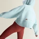 Женское укороченное худи adidas by Stella McCartney Sportswear adidas JZ0655 (L) зеленый (4068814652903) - изображение 6