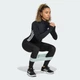 Женская олимпийка Workout Essentials Zip Through Jacket 3-Stripes adidas KB7843 (L) черный (4068809054194) - изображение 3