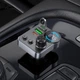 Автомобільний FM трансмітер HOCO E86 Alegria Bluetooth, 48W, PD/QC, 2×USB + Type-C, Hands-Free, підтримка USB/TF - изображение 8