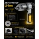 Пилосос акумуляторний VOIN V-88CL 90W 7.4V АКБ-2х2000mAh 2 режими вологе та сухе чищення сумка V15550 - зображення 8