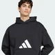 Мужское худи Future Icons 3 Bar Logo adidas JI8769 (XS) черный (4067891898396) - изображение 4