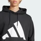 Мужское худи Essentials Big Logo Fleece adidas IN6159 (2XL) черный (4067905855599) - изображение 4