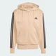Мужская толстовка Essentials 3-Stripes Fleece adidas JX0745 (S) коричневый (4067907493317) - изображение 6