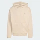 Мужская толстовка Future Icons Small Logo Full-Zip adidas KD7665 (XL) бежевый (4068815252881) - изображение 6