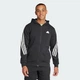 Чоловіче худі Future Icons 3-Stripes Full Zip adidas IR9159 (S) чорний (4067892693907) - зображення 2