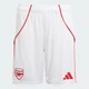 Дитячі домашні шорти Arsenal 25/26 Home Kids adidas JI9528 (176) білий (4068808732659) - зображення 6
