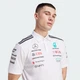 Мужская футболка-поло Mercedes - AMG Petronas Formula One Team adidas JW0586 (XS) белый (4068802737230) - изображение 5