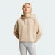 Женское худи Trefoil Cropped adidas IY4698 (L) бежевый (4067893227088) - изображение 1