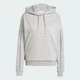 Женское худи Holiday 3-Stripes Fleece adidas JM1869 (M) серый (4068807380974) - изображение 6