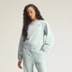 Женский свитшот adidas by Stella McCartney Regular adidas JZ0673 (L) зеленый (4068814467187) - изображение 2
