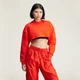 Женский укороченный свитшот adidas by Stella McCartney TrueCasuals adidas JJ2574 (L) красный (4067905295104) - изображение 1