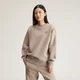 Женский свитшот adidas by Stella McCartney Loose adidas KF8865 (XS) коричневый (4068814583344) - изображение 2