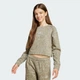 Дитячий світшот Future Icons Cropped Kids adidas JW7543 (164) зелений (4068807784307) - зображення 1