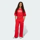 Дитячі спортивні штани STADIUM WIDE LEG adidas KD3398 (164) червоний (4068821416499) - зображення 3
